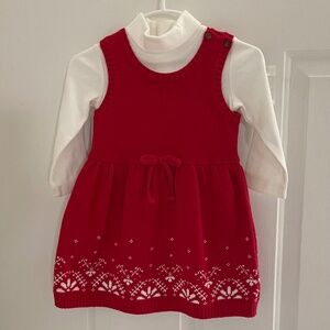 Carter’s Sweater Dress Jumper & Bodysuit 12 Months